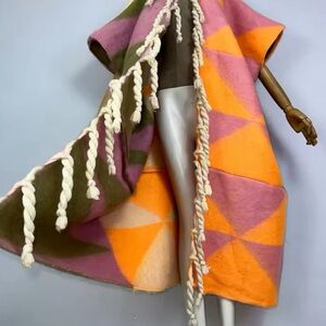Long Oversized Colorful African Duster
